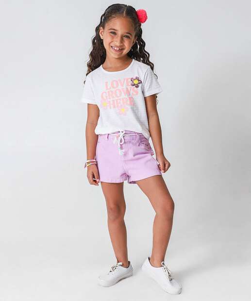 Image_Short Infantil Sarja Marisa Tam 4 a 10 Lilás