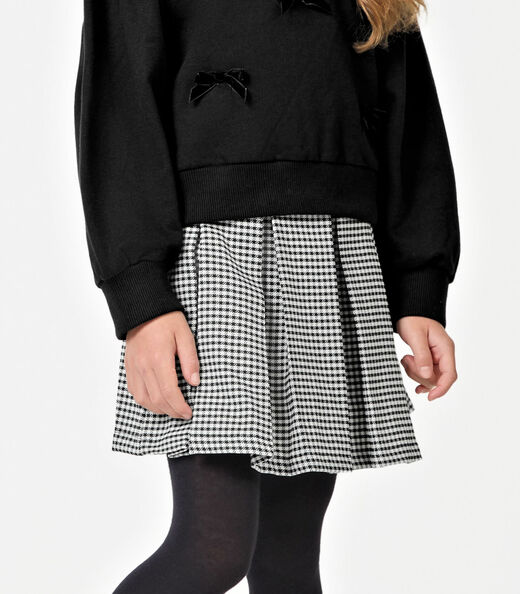 Conjunto Blusão com Saia Feminino Trick Nick Preto