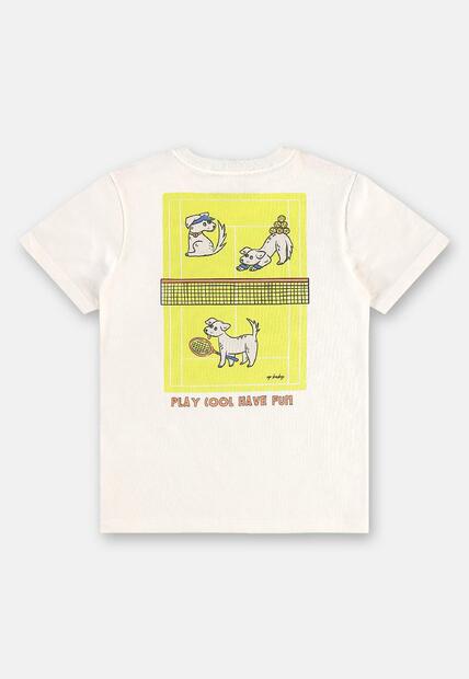 Conjunto Camiseta Estampada Bermuda Up Baby