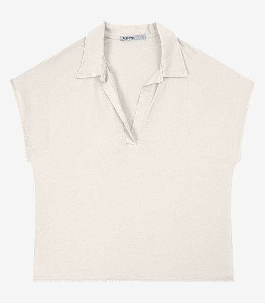 Polo Viscose Modena Feminino Endless Bege