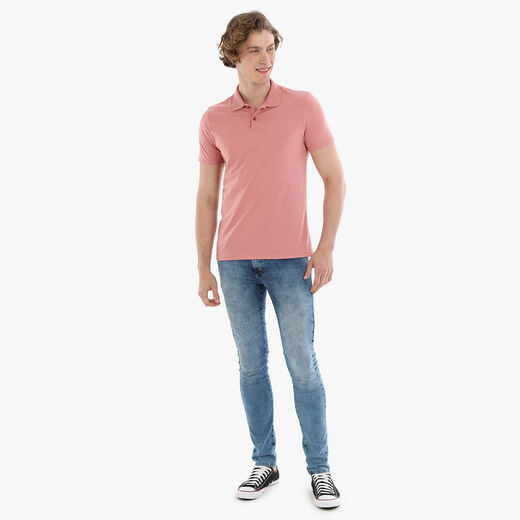 Camiseta Básica Meia Malha Masculina