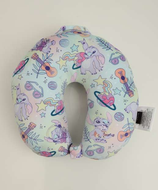 Almofada Pescoço Estampa Stitch Disney