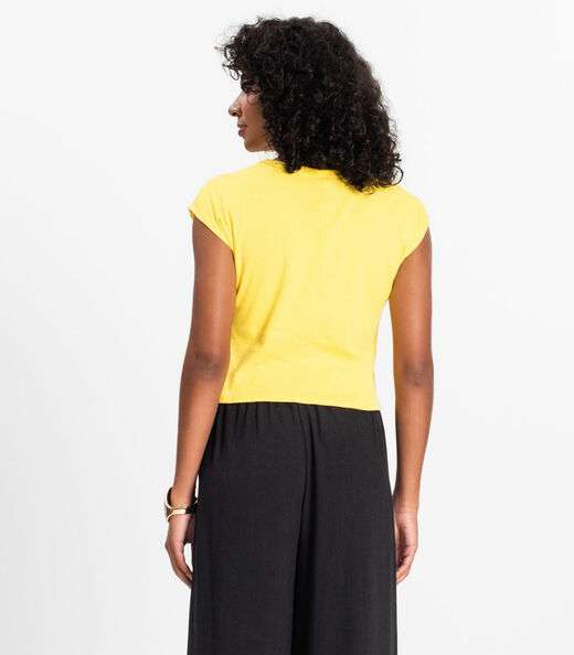 Blusa Feminina Infinita Cor Amarelo