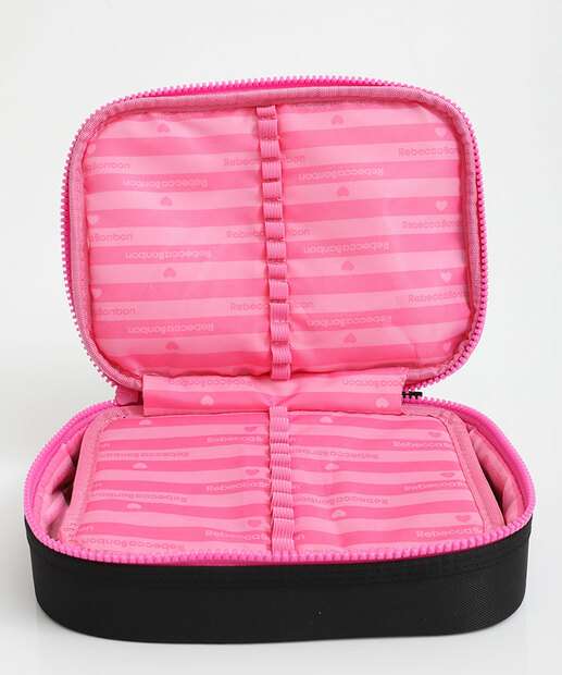 Estojo Escolar Infantil  Rebecca Bonbom Preto