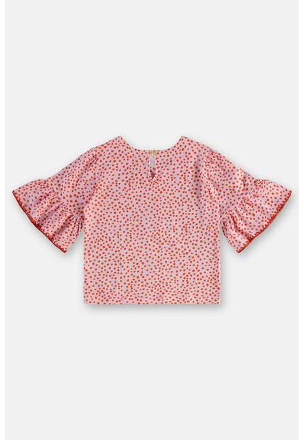 Conjunto Menina Blusa e Short-Saia Três e Já