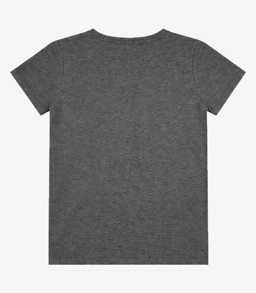 Blusa Feminina com Estampa Infinita Cor Cinza