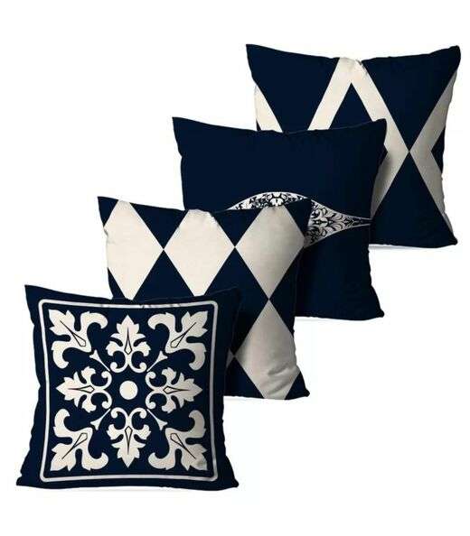 Image_Kit 4 Capas Para Almofadas Wevans Azul
