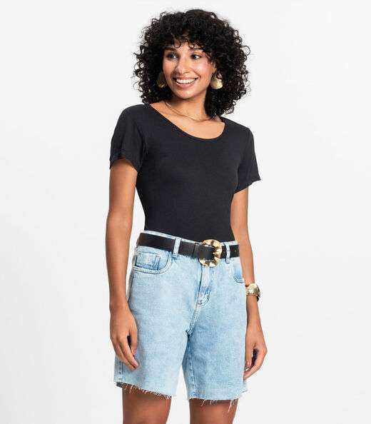 Image_Blusa Feminina Viscotorcion Básica Rovitex Preto