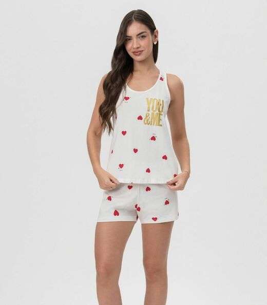 Image_Short Doll Regata Corações Mensageira Da Paz Branco