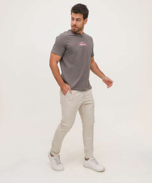 Camiseta Masculina Estampada Manga Curta MR