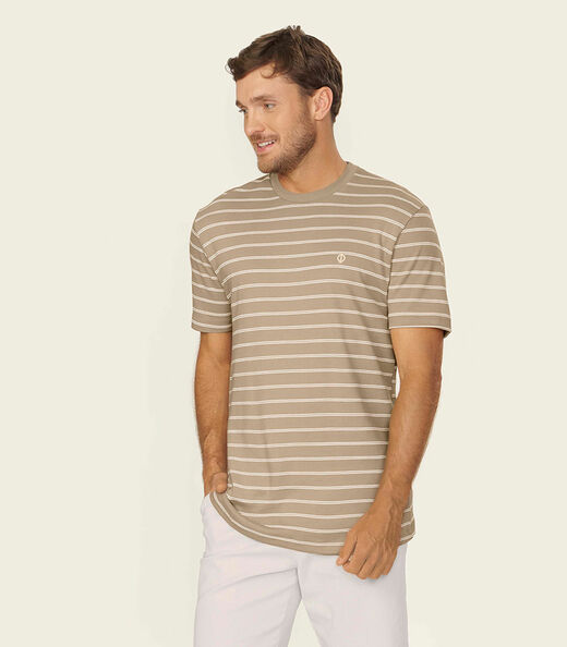 Image_Camiseta Masculina Suedine Listrado Diametro Marrom