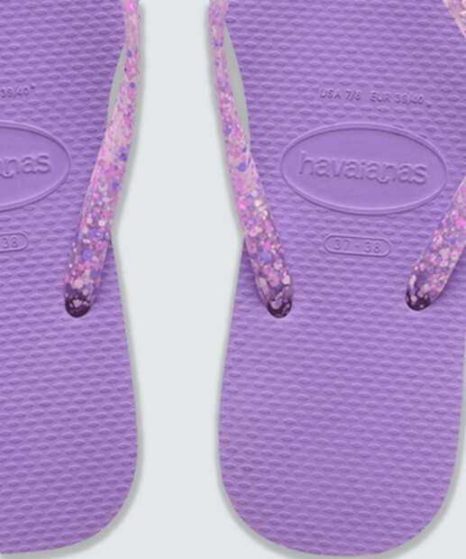 Chinelo Havaianas Feminino Slim Logo Metallic