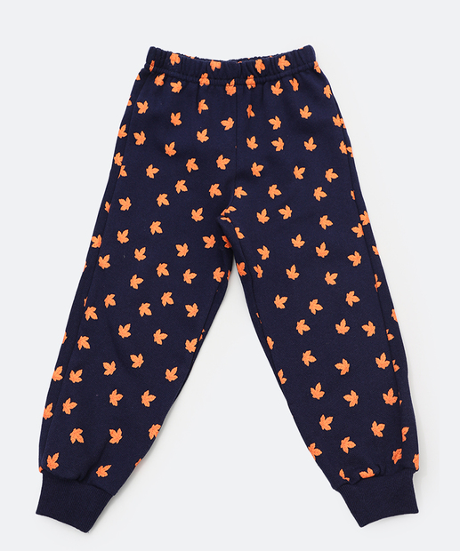Conjunto Infantil Moletinho Raposa MR Tam 1 a 3 Marrom