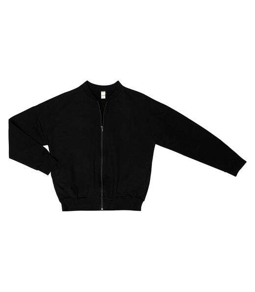 Jaqueta Feminina Básica de Moletom Rovitex Preto