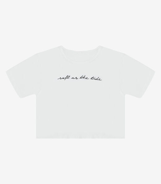 Blusa Feminina em Molecotton Viscose Infinita Cor Branco