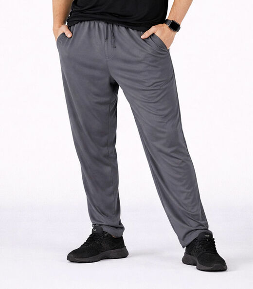 Calça Masculina Helanca Com Bolsos Rota Da Onda Cinza