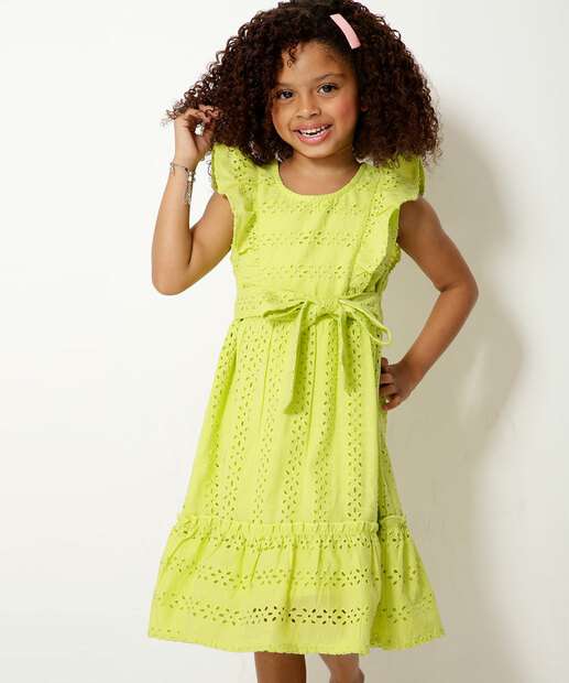 Image_Vestido Infantil Recorte Laise Amarração Marisa Tam 4 a 10