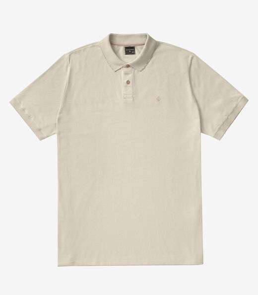 Polo Masculina Plus Size Diametro Bege
