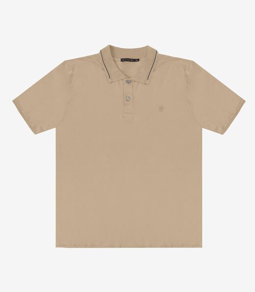 Image_Camisa Polo Masculina Suedine Diametro Marrom