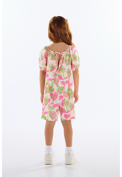 Macaquinho Estampado para Menina Quimby