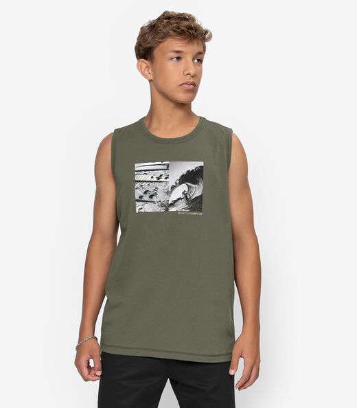 Image_Regata Juvenil Meia Malha Masculina Minty Verde