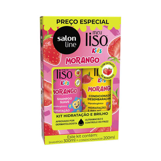Image_Salon Line Kit Meu Liso Shampoo e Condicionador Morango