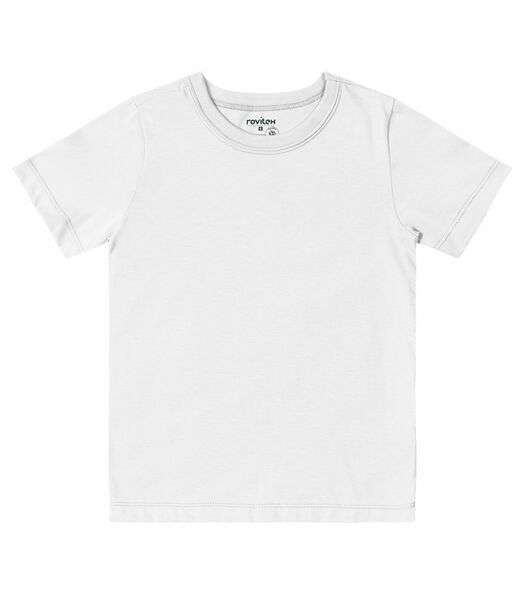 Camiseta Infantil Masculina Básica Rovitex Kids Branco