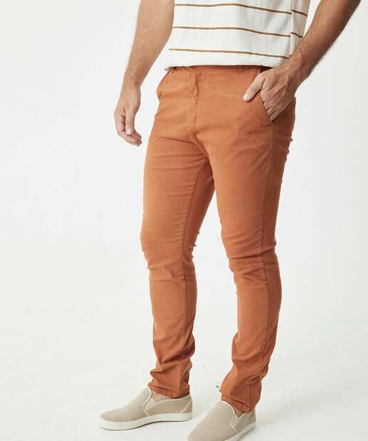 Calça Masculina Sarja Chino