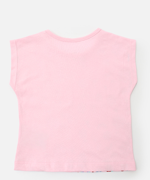 Blusa Infantil Estampa Morangos Marisa Tam 1 a 3 Rosa