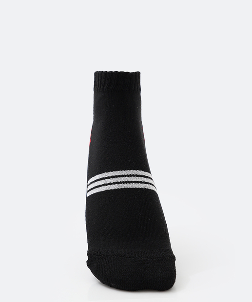 Kit 3 Pares Meias Masculina Cano Curto MR Branco