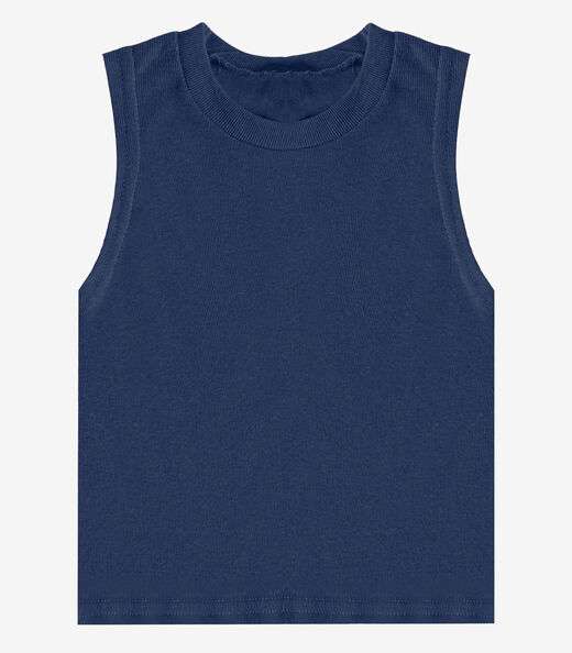 Regata Básica Infantil Lisa Soletex Azul