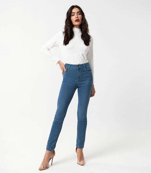 Calça Jeans Skinny Feminina Endless Azul