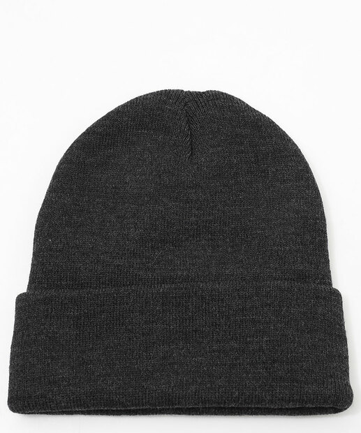 Touca Masculina Tricô Mescla Marisa Cinza