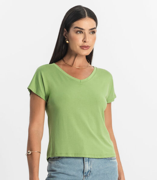 Blusa Feminina Viscotorcion Rovitex Verde