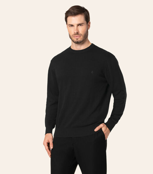 Image_Suéter Masculino Tricot Diametro Preto