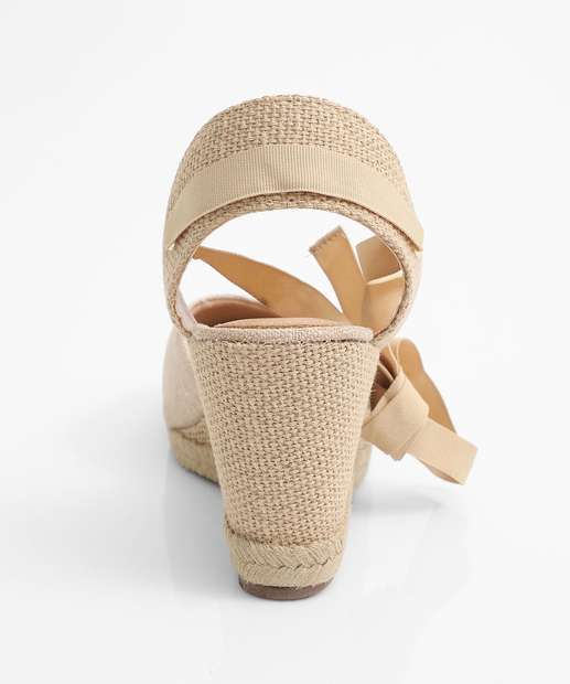 Sandália Espadrille Feminina Via Uno Off White