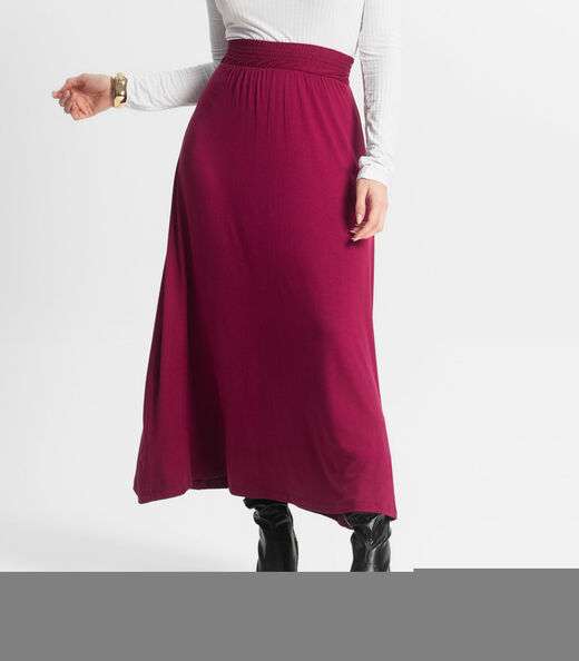 Saia Midi Feminina Select Vermelho