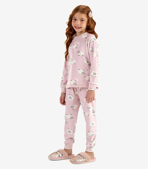 Image_Pijama Fleece Comfort Rovi Kids Rosa