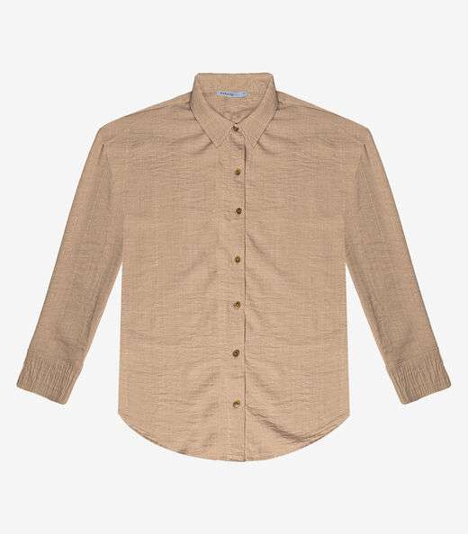 Camisa Feminina Manga Longa Endless Marrom