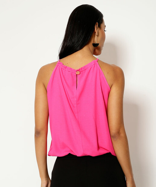 Blusa Regata Feminina Halter Neck Marisa 