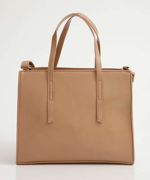 Bolsa Transversal Feminina Marisa Bege