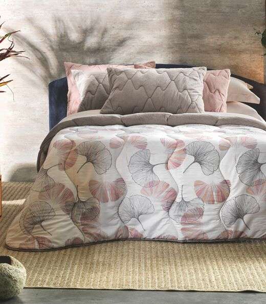 Edredom Blend Comfort Queen Altenburg Cinza