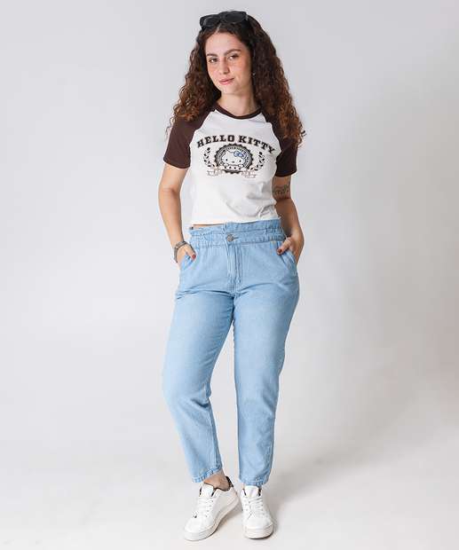 Image_Calça Jeans Feminina Clochard Bolsos Azul