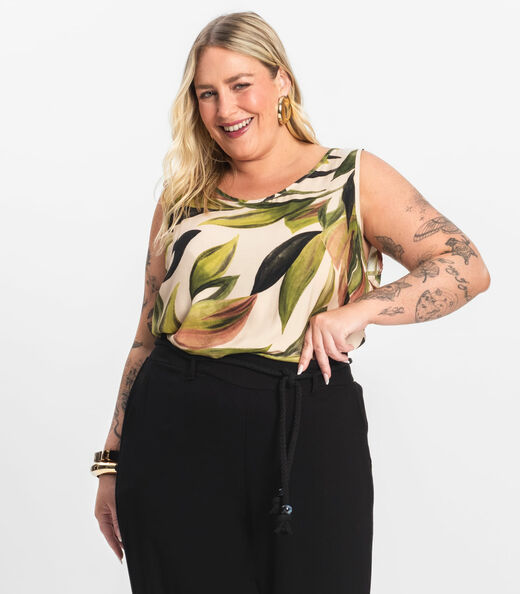 Image_Regata Feminina Plus Size em Viscose Secret Glam Verde