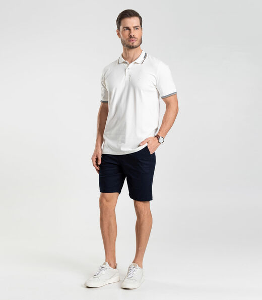 Bermuda Masculina em sarja Diametro Azul