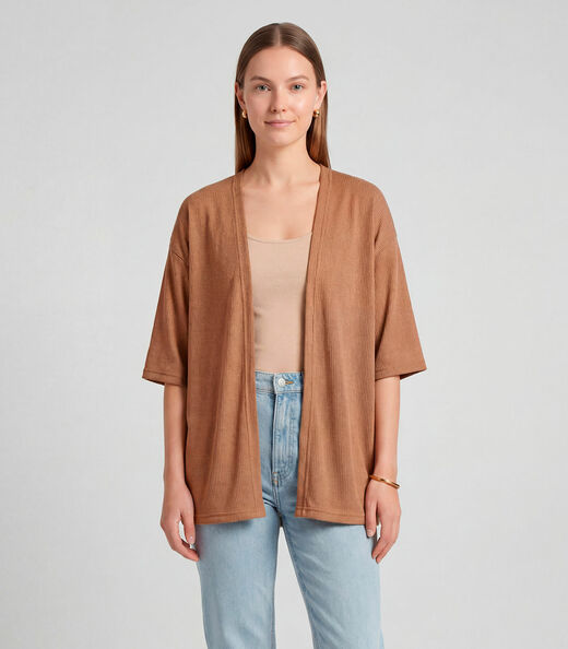 Kimono Feminino Infinita Cor Marrom