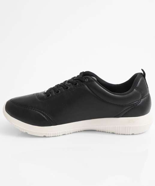 Tênis Casual Feminino Via Uno Preto
