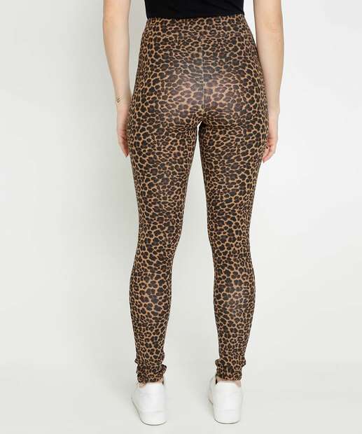 Calça Feminina Legging Estampada Animal Print Marisa