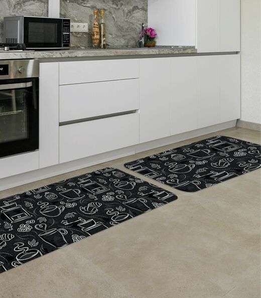 Image_Jogo De Tapetes Para Cozinha Wevans Preto
