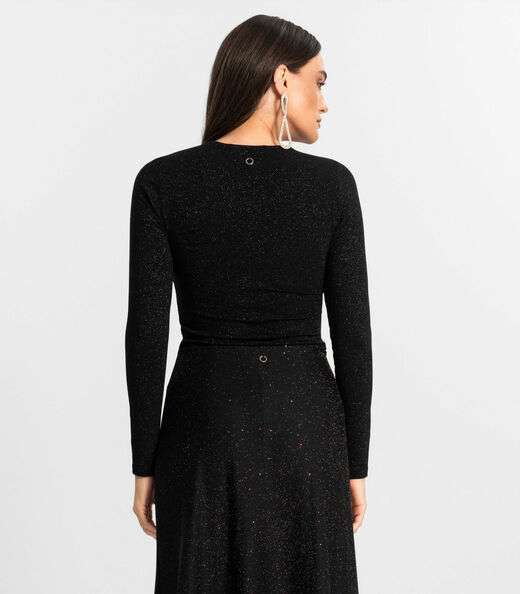 Blusa Feminina Manga Longa Endless Preto